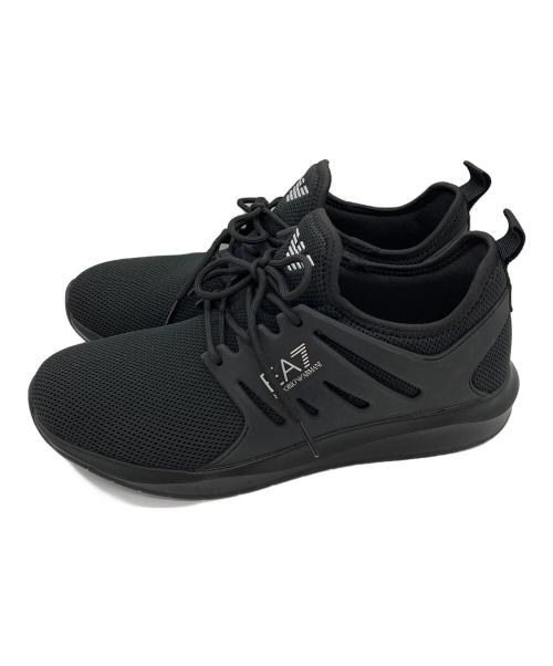 EA7 EMPORIO ARMANI（EA7 エンポリオアルマーニ）EA7 EMPORIO ARMANI (EA7 エンポリオアルマーニ) メッシュスニーカーX8X052 ブラック サイズ:42の古着・服飾アイテム
