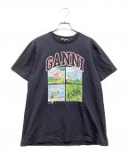 GANNI×Adam et Ropeガニー×アダム エ ロペ）の古着「別注Basic Jersey TEDDY Tee」｜チャコールグレー