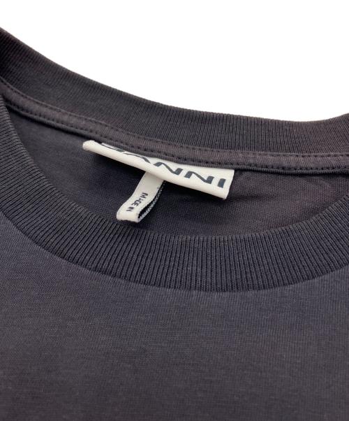 GANNI（ガニー）GANNI (ガニー) Adam et Rope (アダム エ ロペ) 別注Basic Jersey TEDDY Tee チャコールグレー サイズ:SIZE Sの古着・服飾アイテム