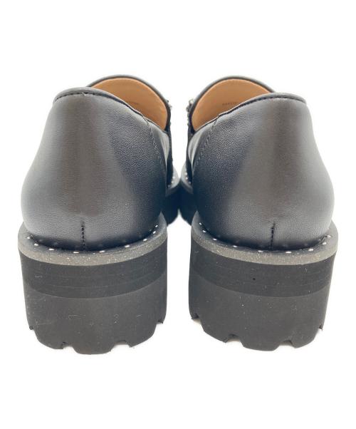 MODE ET JACOMO（モード・エ・ジャコモ）MODE ET JACOMO (モード・エ・ジャコモ) 厚底ビジューバックルローファー ブラック サイズ:SIZE 24cmの古着・服飾アイテム