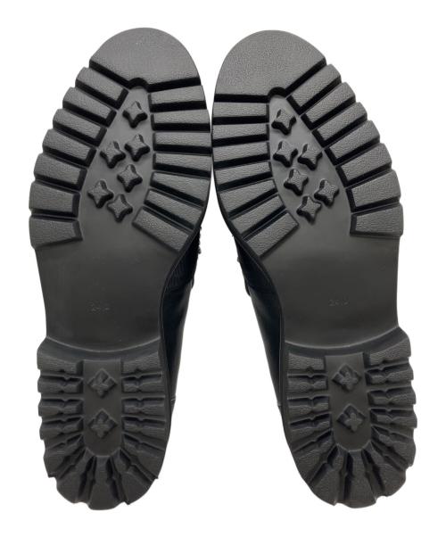 MODE ET JACOMO（モード・エ・ジャコモ）MODE ET JACOMO (モード・エ・ジャコモ) 厚底ビジューバックルローファー ブラック サイズ:SIZE 24cmの古着・服飾アイテム