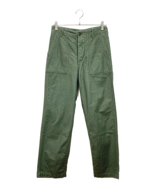 orSlow（オアスロウ）orSlow (オアスロウ) ベイカーパンツ グリーン サイズ:XSの古着・服飾アイテム