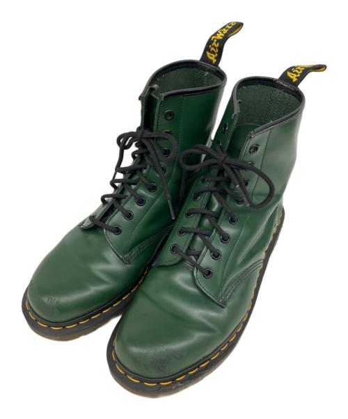 Dr.Martens（ドクターマーチン）Dr.Martens (ドクターマーチン) 8ホールブーツ グリーン サイズ:UK9の古着・服飾アイテム