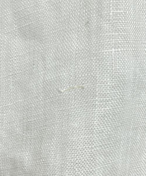 mizuiro-ind（ミズイロインド）mizuiro-ind (ミズイロインド) リネンスタンドカラーコクーンシャツ ホワイト サイズ:Fの古着・服飾アイテム