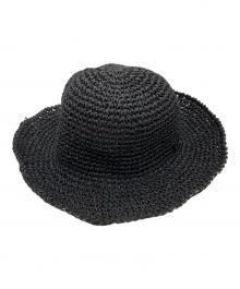 New Era（ニューエラ）の古着「Paper Crochet Hat」｜ブラック