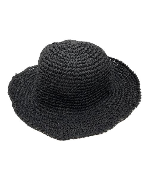 New Era（ニューエラ）New Era (ニューエラ) Paper Crochet Hat ブラック サイズ:MEDIUM/LARGE 未使用品の古着・服飾アイテム