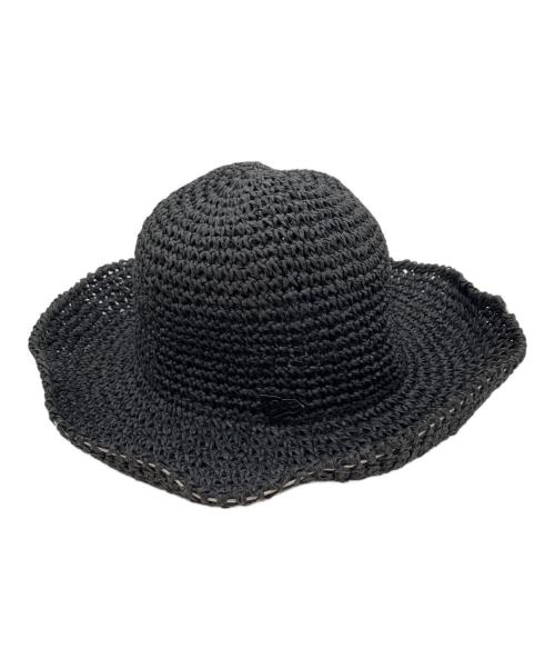 New Era（ニューエラ）New Era (ニューエラ) Paper Crochet Hat ブラック サイズ:MEDIUM/LARGE 未使用品の古着・服飾アイテム