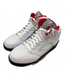 NIKE（ナイキ）の古着「Air Jordan 5 Retro "Fire Red"」｜ホワイト