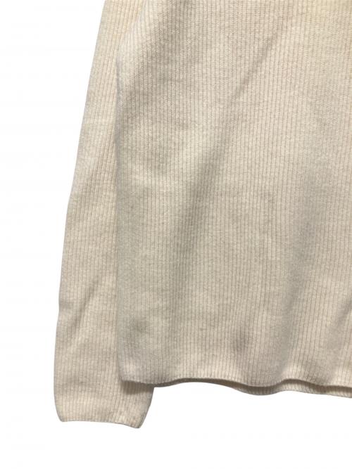 MONCLER（モンクレール）MONCLER (モンクレール) JIL SANDER (ジルサンダー) ニットパーカー アイボリー サイズ:Lの古着・服飾アイテム
