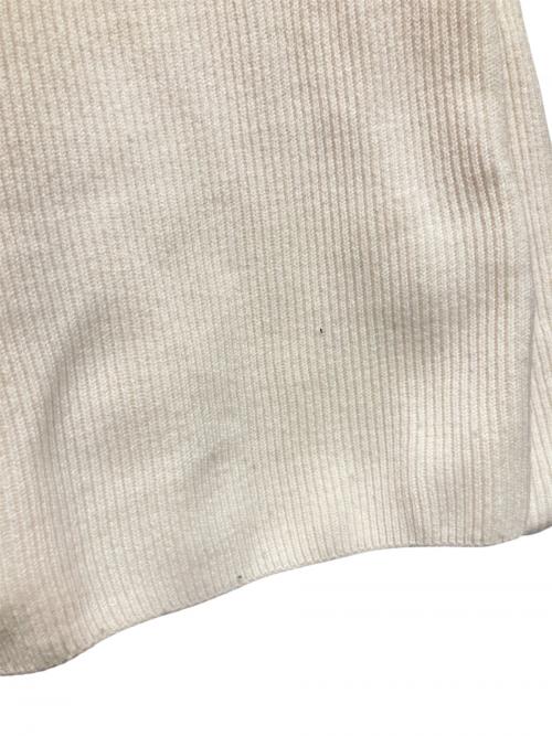 MONCLER（モンクレール）MONCLER (モンクレール) JIL SANDER (ジルサンダー) ニットパーカー アイボリー サイズ:Lの古着・服飾アイテム