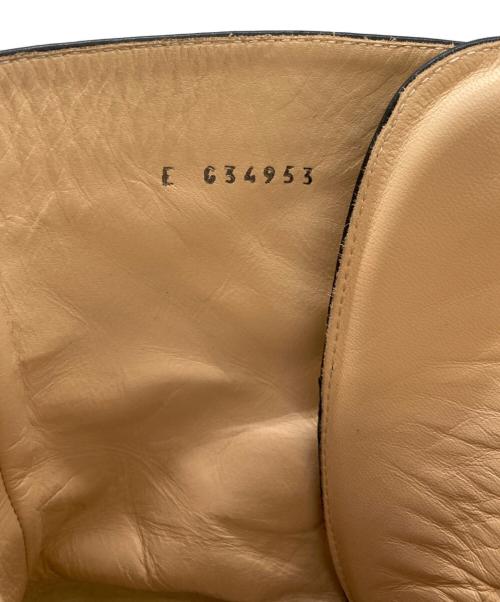 CHANEL（シャネル）CHANEL (シャネル) キャップトゥココマークレザージップブーツ ブラック サイズ:38 1/2 Cの古着・服飾アイテム