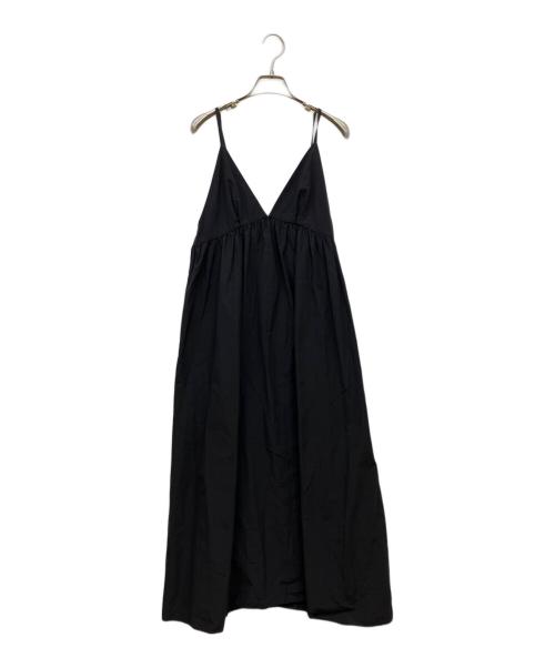 UNFIL（アンフィル）UNFIL (アンフィル) キャミソールワンピース ブラック サイズ:SIZE 0の古着・服飾アイテム