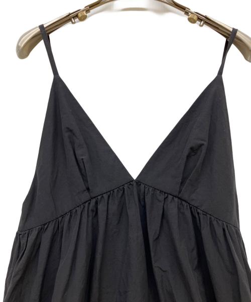 UNFIL（アンフィル）UNFIL (アンフィル) キャミソールワンピース ブラック サイズ:SIZE 0の古着・服飾アイテム