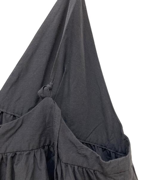 UNFIL（アンフィル）UNFIL (アンフィル) キャミソールワンピース ブラック サイズ:SIZE 0の古着・服飾アイテム