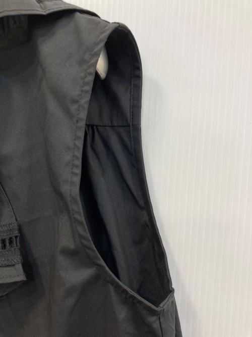 maison echelle（メゾンエシェル）maison echelle (メゾンエシェル) ハシゴレースビッグカラーワンピース ブラック サイズ:FREEの古着・服飾アイテム