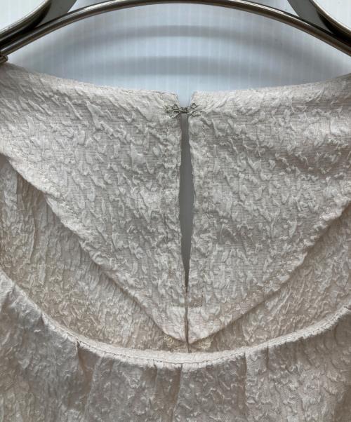 BEARDSLEY（ビアズリー）BEARDSLEY (ビアズリー) フクレジャガード ワンピース アイボリー サイズ:FREEの古着・服飾アイテム