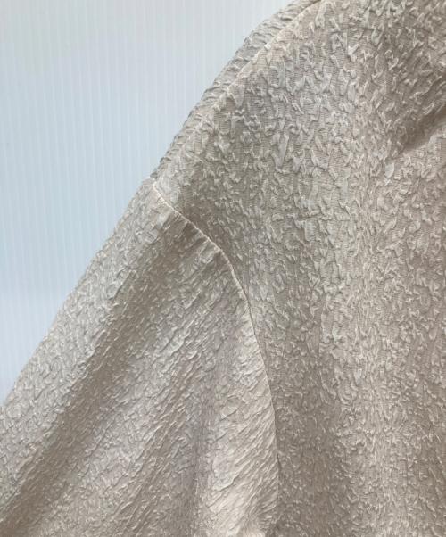 BEARDSLEY（ビアズリー）BEARDSLEY (ビアズリー) フクレジャガード ワンピース アイボリー サイズ:FREEの古着・服飾アイテム