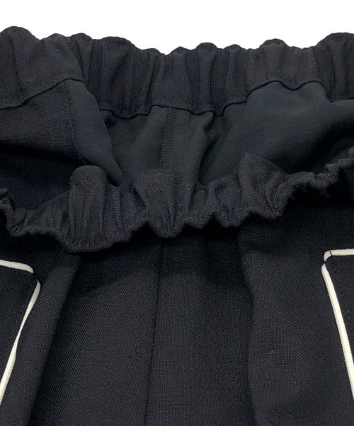 rosy monster（ロージーモンスター）rosy monster (ロージーモンスター) effortless piping short pants/ﾊパイピング イージー ショート パンツ ブラック サイズ:SIZE FREEの古着・服飾アイテム