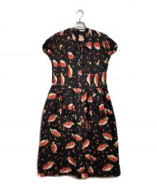 PINK HOUSE（ピンクハウス）の古着「皿チェリーワンピース/Cherry-print dress」｜ブラック