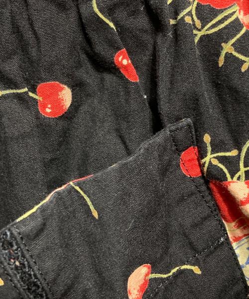 PINK HOUSE（ピンクハウス）PINK HOUSE (ピンクハウス) 皿チェリーワンピース/Cherry-print dress ブラック サイズ:－の古着・服飾アイテム