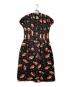 PINK HOUSE（ピンクハウス）の古着「皿チェリーワンピース/Cherry-print dress」｜ブラック