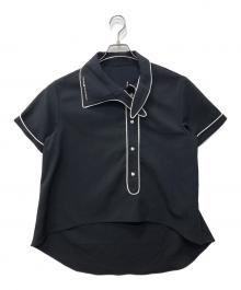 rosy monster（ロージーモンスター）の古着「effortless piping tops」｜ブラック