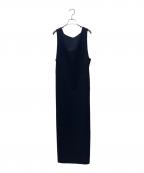 AURALEEオーラリー）の古着「HARD TWIST WOOL DOBBY DRESS」｜ネイビー