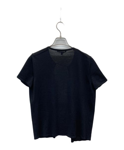 GUCCI（グッチ）GUCCI (グッチ) ウール半袖カーディガン ブラック サイズ:Mの古着・服飾アイテム