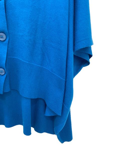 MM6 Maison Margiela（エムエムシックスメゾンマルジェラ）MM6 Maison Margiela (エムエムシックスメゾンマルジェラ) ノースリーブサイドスリットカーディガン ブルー サイズ:XSの古着・服飾アイテム