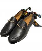 GUCCIグッチ）の古着「ビットローファー」｜ブラック
