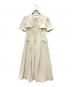 HER LIP TO（ハーリップトゥ）の古着「Nora Front Zip Dress」｜オフホワイト
