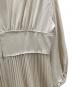 中古・古着 HER LIP TO (ハーリップトゥ) Pleated Open Shirt Dress ベージュ サイズ:M 未使用品：10000円