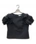 MAiSON HER LIP TO（メゾン ハーリップトゥ）の古着「Rose Sleeve Top」｜ブラック