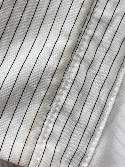 HER LIP TO（ハーリップトゥ）Her lip to (ハーリップトゥ) Striped Asymmetrical Shirt Dress ホワイト サイズ:Mの古着・服飾アイテム