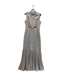 L'Or（ロル）の古着「Mermaid Pleats Dress」｜グレー
