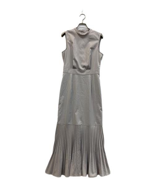 L'Or（ロル）L'Or (ロル) Mermaid Pleats Dress グレー サイズ:Mの古着・服飾アイテム