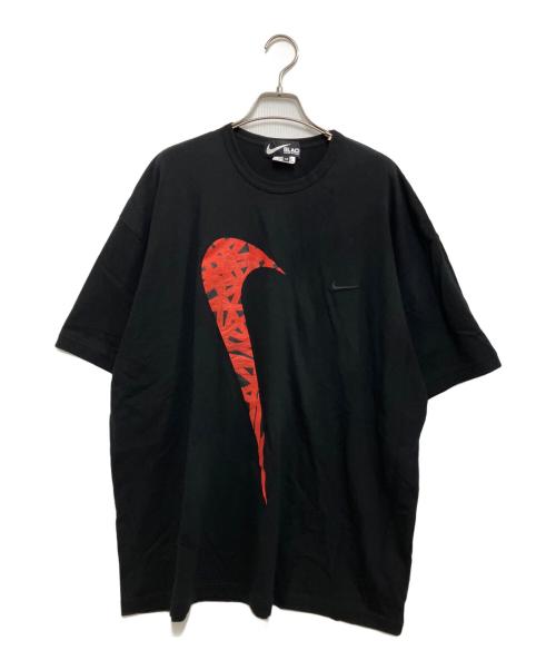 BLACK COMME des GARCONS（ブラックコムデギャルソン）BLACK COMME des GARCONS (ブラックコムデギャルソン) NIKE (ナイキ) プリントTシャツ ブラック サイズ:Mの古着・服飾アイテム