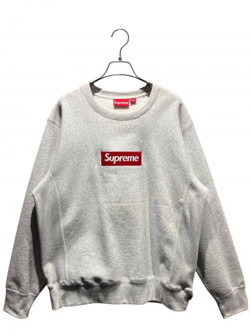 SUPREME（シュプリーム）SUPREME (シュプリーム) Box Logo Crewneck SweatShirt グレー サイズ:Mの古着・服飾アイテム