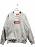 SUPREME（シュプリーム）の古着「Box Logo Crewneck SweatShirt」｜グレー