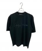 Y-3ワイスリー）の古着「M DISTRESSED SIGNATURE SS TEE」｜ブラック