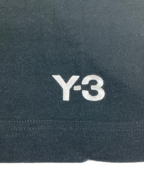 Y-3（ワイスリー）Y-3 (ワイスリー) M DISTRESSED SIGNATURE SS TEE ブラック サイズ:Sの古着・服飾アイテム