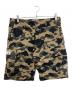 URSUS BAPE（アーサスベイプ）の古着「スカル・BAPE ファーストカモ ハーフパンツ」｜ベージュ