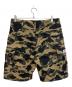 URSUS BAPE (アーサスベイプ) スカル・BAPE ファーストカモ ハーフパンツ ベージュ サイズ:M：9000円