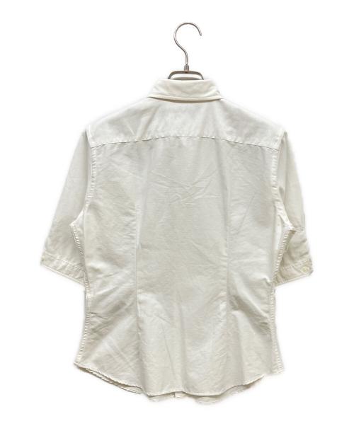 RALPH LAUREN（ラルフローレン）RALPH LAUREN (ラルフローレン) ボタンダウン半袖シャツ ホワイト サイズ:Sの古着・服飾アイテム