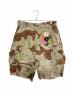 GALLERY DEPT（ギャラリー デプト）の古着「G PATCH CAMO CARGO SHORTS」｜ベージュ×ブラウン