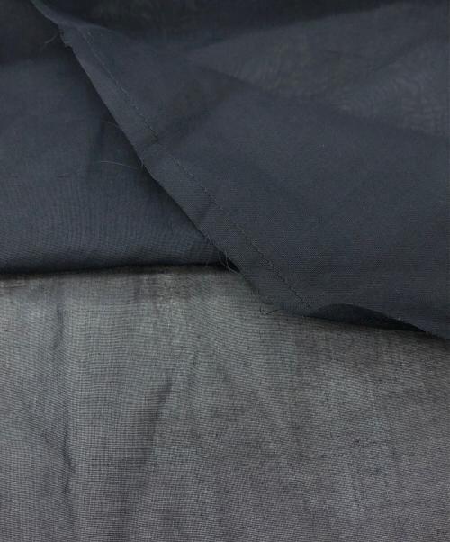 Midorikawa（ミドリカワ）Midorikawa (ミドリカワ) ORGANDY SHIRT ブラック サイズ:SIZE 3の古着・服飾アイテム