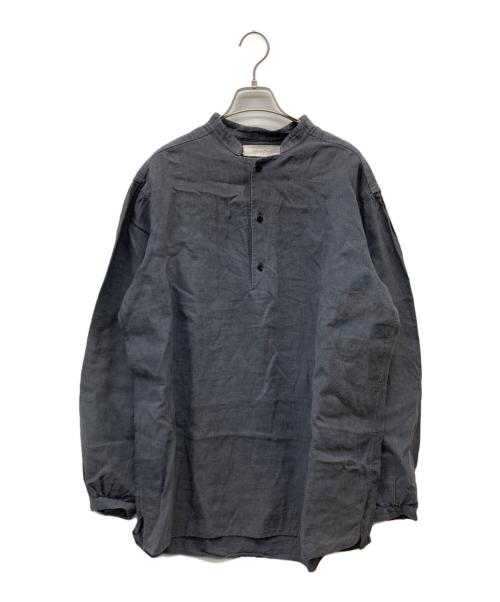 advent（アドベント）advent (アドベント) リネンプルオーバーシャツ グレー サイズ:5の古着・服飾アイテム