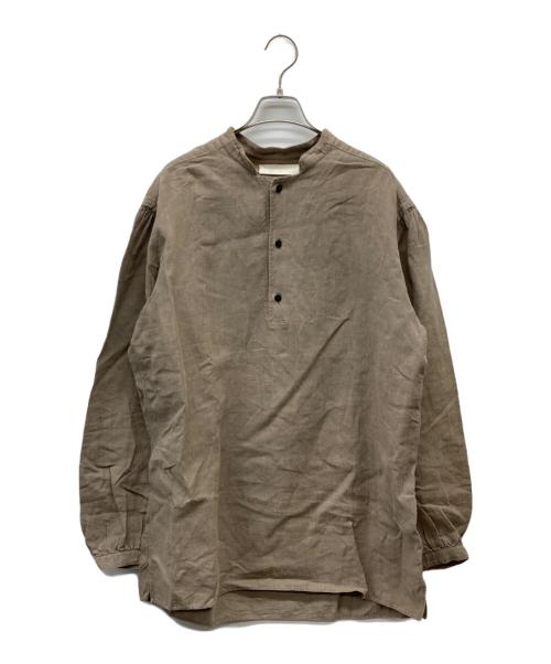 advent（アドベント）advent (アドベント) リネンプルオーバーシャツ ベージュ サイズ:5の古着・服飾アイテム