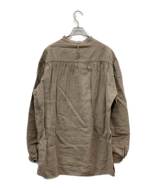 advent（アドベント）advent (アドベント) リネンプルオーバーシャツ ベージュ サイズ:5の古着・服飾アイテム