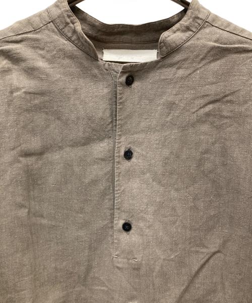 advent（アドベント）advent (アドベント) リネンプルオーバーシャツ ベージュ サイズ:5の古着・服飾アイテム